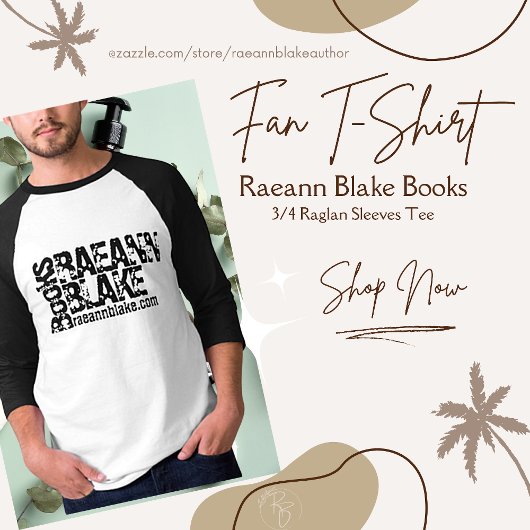 Raeann Blake Books 3/4 Raglanスリーブティー Tシャツ