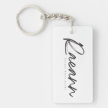 Raeann Blake Books Rectangle Keychain