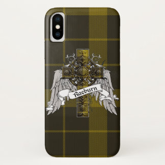 Raeburnのタータンチェックの十字 iPhone X ケース