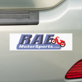 raeMotorSports非常大きい バンパーステッカー (車上)