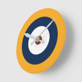 RAFタイプA.1丸め ラウンド壁時計 (傾斜)