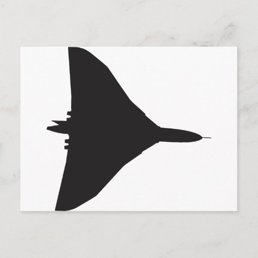 RAFバルカン爆撃機 ポストカード (正面)