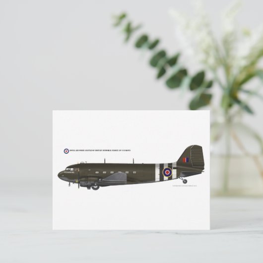 RAF BBMF DC3ダコタ ポストカード (スタンド正面)