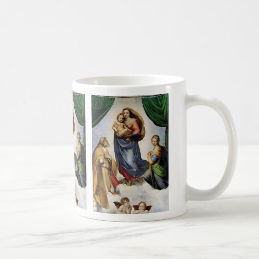 RAFAEL , Madonna Sixtina コーヒーマグカップ (右)