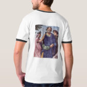Raffael (最も最高のな質)著Parnassus Tシャツ (裏面フル)