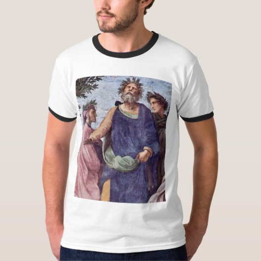 Raffael (最も最高のな質)著Parnassus Tシャツ (正面)