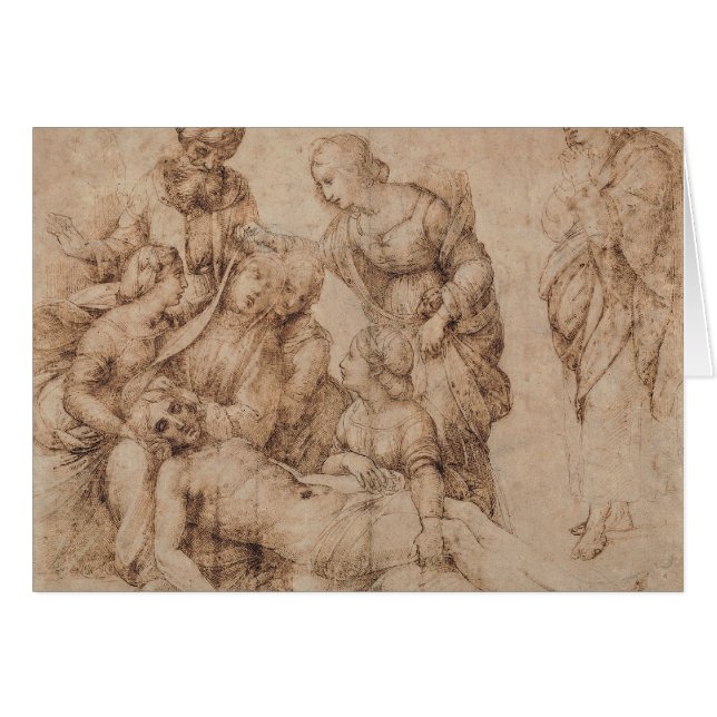 Raffaello Sanzio daウルビノ著compianto del cristo (正面横)