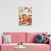 Raffaello Sanzio da Urbino – ガラテアの勝利 キャンバスプリント (インサイチュ (リビング))