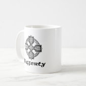 Raffertyのケルト十字 コーヒーマグカップ (正面左)