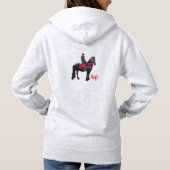 Rafi the Friesian Christmas Sweatshirt パーカ (裏面)