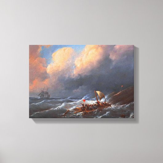 Raft Canvas Printの遭難者 キャンバスプリント (正面)