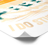 Rafting Design For Men Women White Water River Raf ポスター (角)