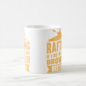 Rafting Kayaking Kayak Water Sports White Water Ra コーヒーマグカップ (中央)