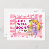 RAG DOLLとTEDDYが良いポストカードを取得 ポストカード (正面/裏面)