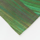 Rag To Riches 1 Bold Red Green Abstract Blanket フリースブランケット (角)