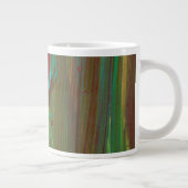 Rag To Riches 1 Bold Red Green Abstract Drink Mug ジャンボコーヒーマグカップ (右)