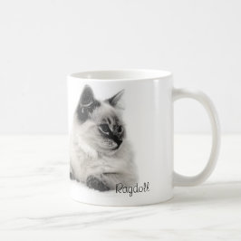 ragdollのスケッチのマグ コーヒーマグカップ