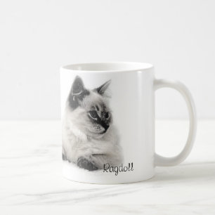 ragdollのスケッチのマグ コーヒーマグカップ