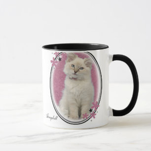 ragdollのマグのピンク マグカップ