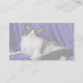 Ragdollの二色シール 名刺 (裏面)