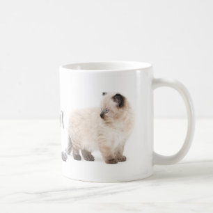 Ragdollの子ネコのスケッチのマグ コーヒーマグカップ