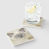 Ragdollの子ネコ ストーンコースター (横)