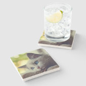 Ragdollの子ネコ ストーンコースター (横)