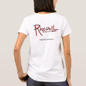 RagdollのTシャツ(白い) Tシャツ (裏面)