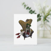 Ragdollスージーのバス停のギフト ポストカード (スタンド正面)