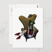 Ragdollスージーのバス停のギフト ポストカード (正面/裏面)