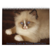 Ragdoll猫のカレンダー カレンダー (カバー)