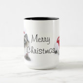 Ragdoll猫のクリスマスのマグ マグカップ (中央)