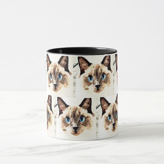 Ragdoll猫のマグ マグカップ (中央)