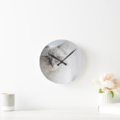 ragdoll猫の時計 ラウンド壁時計 (ホーム)