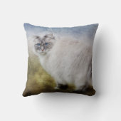 Ragdoll猫の枕 クッション (裏面)