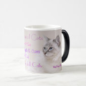 Ragdoll猫の飲料のマグ モーフィングマグカップ (正面右)