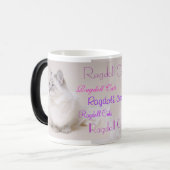 Ragdoll猫の飲料のマグ モーフィングマグカップ (正面左)