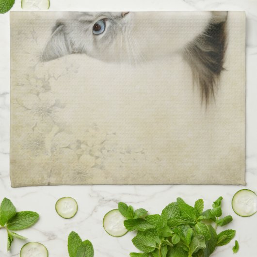 ragdoll猫タオル キッチンタオル (折り畳み)