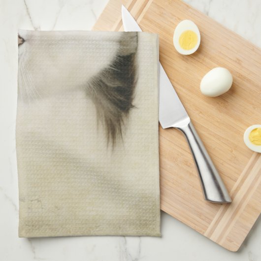 ragdoll猫タオル キッチンタオル (四つ折り)