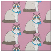 Ragdoll猫 ファブリック (見本)