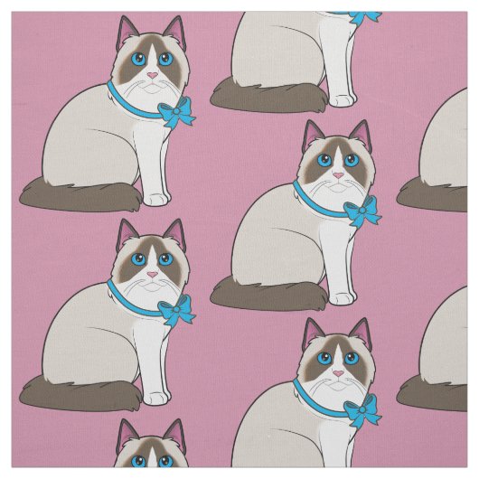 Ragdoll猫 ファブリック (見本)