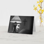 Ragdoll猫/Noir カード (黄色い花)