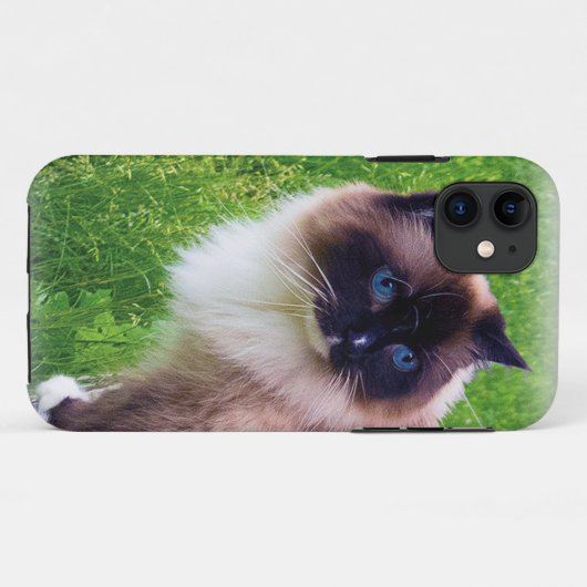 Ragdoll美しい猫 Case-Mate iPhoneケース (裏面(横))