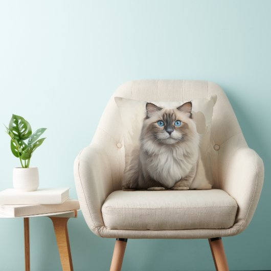 Ragdoll cat クッション (椅子)