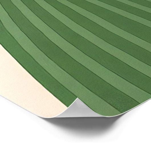 Ragdoll Cat Coffee Art Print, Floral Green Jacket ポスター (角)