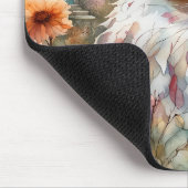 Ragdoll Cat in English Garden マウスパッド (コーナー)