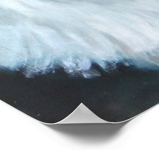 Ragdoll cat oil painting ポスター (角)