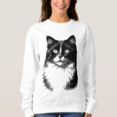 Ragdoll Cat Women's Sweatshirt スウェットシャツ (正面)