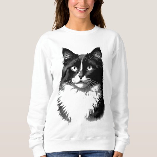 Ragdoll Cat Women's Sweatshirt スウェットシャツ (正面)