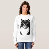 Ragdoll Cat Women's Sweatshirt スウェットシャツ (正面フル)